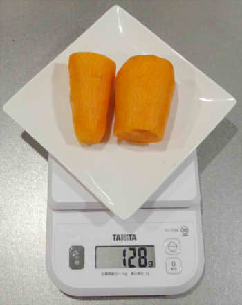 人参の重さ 重量 は何グラム 1本や100gの糖質 カロリーは たべもの Hatena ナビ